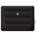 お役立ちグッズ Ferrari 公式ライセンス品 13インチノートパソコン用バッグ ブラック FECS13BK