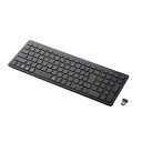 ワイヤレスコンパクトキーボード/パンタグラフ式/薄型/ブラック TK-FDP099TBK