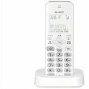 日用品 便利 ユニーク SHARP JD-KT510 コードレス増設子機 ホワイト系