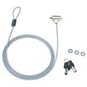 テスター オフィス用品 パソコン 関連 eセキュリティ(SL31No.4) セキュリティワイヤーロック PCアクセサリー