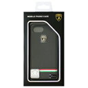 お役立ちグッズ LAMBORGHINI iPhone7専用本革ハードケース Genuine Leather Ultra Slim Backcover - Black LB-HCIP7-TR/D8-BK ケース・カバー スマートフォン・携帯電話用アクセサリー 関連iPhone7ケース iPhone スマートフォン・タブレット・携帯電話