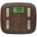 生活家電関連 木目調 体重体組成計 ダークウッド 誰がのっているか自動判別する BS-244DW オススメ 送料無料