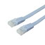 ミヨシ カテ5eストレートLANケーブル フラットタイプ 幅7.2mm 厚さ1.5mm ブルー 15m ZLN-FL15BL