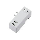 生活関連グッズ モバイルUSBタップ(横向き) MOT-U04-2122WH