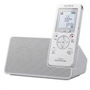 情報家電関連 ワイドFM対応 ポータブルラジオレコーダー 16GB ホワイト ICZ-R110