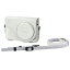 便利雑貨 DSC-WX350/WX300用 ジャケットケース ホワイト LCJ-WD-WC