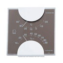 温度・湿度計 エルムカラー スクエア型 置き掛け兼用 LV-4957 グレー 人気 商品 送料無料