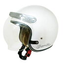 バイク用品 ヘルメット 関連 ダムトラックス(DAMMTRAX) ジェットヘルメット フラッパージェットネクスト P.WHITE