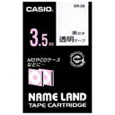 文具・オフィス用品 (まとめ買い)カシオ CASIO 透明テープ XR-3X 透明に黒文字 3.5mm 【×5セット】