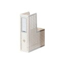 生活日用品 雑貨 (まとめ買い)ボックスファイル ファイルボックス SBX-85 A4S 白 【×5セット】