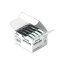 生活用品・インテリア・雑貨 (まとめ) カシオ(CASIO) NAME LAND(ネームランド) スタンダードテープ 9mm 白(黒文字) 5個入×6パック