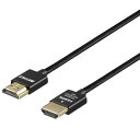 パソコン・周辺機器関連商品 バッファロー(サプライ) HDMIケーブル プレミアム認証 スリム 1.5m ブラック