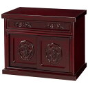 インテリア・家具 仏壇用彫刻下台/仏壇台 【15号】 幅56cm×奥行36cm×高さ45cm 木製(桐材)