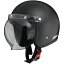 バイク用品 ヘルメット 関連 スモールジェット AB505 マット/BK LL
