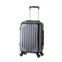 日用雑貨 【機内持ち込み可】 軽量スーツケース/キャリーバッグ 【カーボンブラック】 29L 2.6kg ファスナー 大型キャスター TSAロック