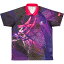 卓球アパレル CLOUDER SHIRT(クラウダーシャツ)ゲームシャツ(男女兼用・ジュニアサイズ対応) NW2177 パープル XO