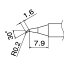 DIY・工具関連商品 T12-JS02 こて先/0.2JS型