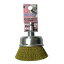 DIY・工具 (業務用10個セット) H&H 六角軸カップブラシ/先端工具 【研磨仕上げ用/65mm】 真鍮 日本製 BCB-65 〔DIY用品/大工道具〕