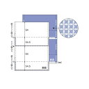 マルチプリンタ帳票 A4 裏地紋 2面 密封式 350枚入 BP2009TZ