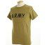 生活日用品 USタイプARMYオバーダイTシャツ L オバーダイイエロー