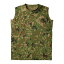 ミリタリー 関連商品 J.S.D.F.(自衛隊)吸汗速乾両面メッシュスリーブレスシャツ2枚SET 迷彩 S
