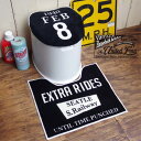 トイレカバー セット ウォシュレット用 トイレファブリック TOILET COVER WASH&MAT SET