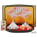ひな祭り 置物 陶器 雛人形 都雛 (スワロフスキー)