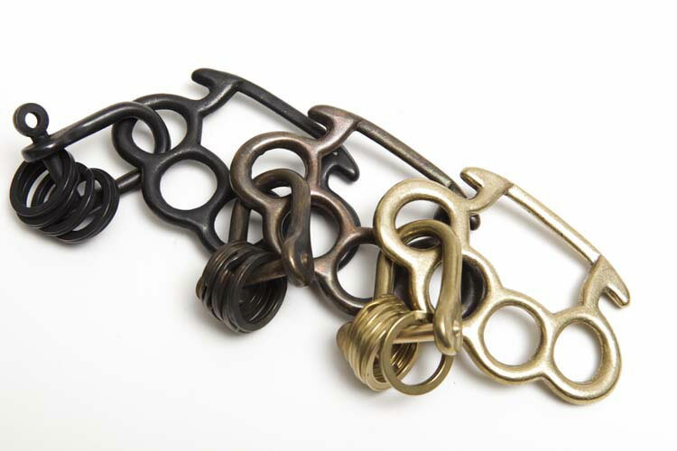 【PARASITE】パラサイト【BRASS KNUCKLE KEY CHAIN】キーチェーン【BIKE】【PARASITE】UP-SWEEP ナックル キーチェーン