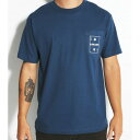 【LOWCARD】ローカード【SMALL CARD POCKET TEE】Navy【Tシャツ】ティーシャツ【SKATEBOARD】スケボー【ポケットT】ポケティー【ネコポス対応可】