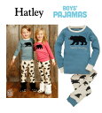 キッズ パジャマ Hatley ハットレイ 子供 ナイティ Hatleyプリント長袖ルームウェア(パジャマ)(BEARLY SLEEPING KIDS' PAJAMA SET)部屋着 春夏秋冬 セレブ愛用 カナダ インポート【あす楽対応】