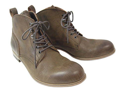 【Photogenique別注！】PADRONE #PU-PHOT-0926 Camel Leather Chukka Boots ブラウン [パドローネ キャメルレザー 外羽根チャッカブーツ]