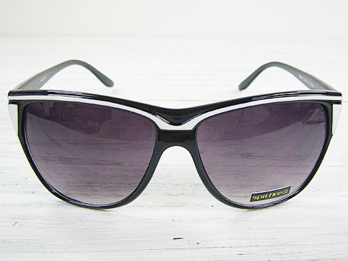 【30％OFF】spitfire SUNGLASSES Debonair ブラック/ホワイト [スピットファイアー サングラス]