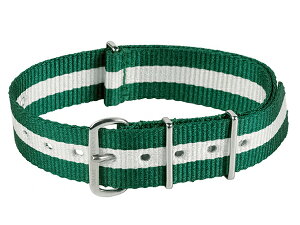 SMART TURNOUT Regiment Watch Strap “Dartmouth College” グリーン/ホワイト [スマートターンアウト レジメントストラップ ウォッチベルト]【メール便送料無料キャンペーン中】