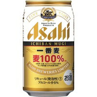 アサヒ一番麦　350ml×24本　1ケース　(※送料：沖縄県は500円）【送料無料】【新ジャンル（発泡酒）】【お中元】【FS_708-1】