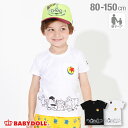親子お揃い ディズニー バック ロゴ Tシャツ 4107K ベビードール BABYDOLL 子供服 ベビー キッズ 男の子 女の子 コスチューム コスプレ DISNEY★Collection