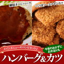 ハンバーグ＆カツ　網焼きハンバーグ10個＋こくうまソースチキンカツ1kg