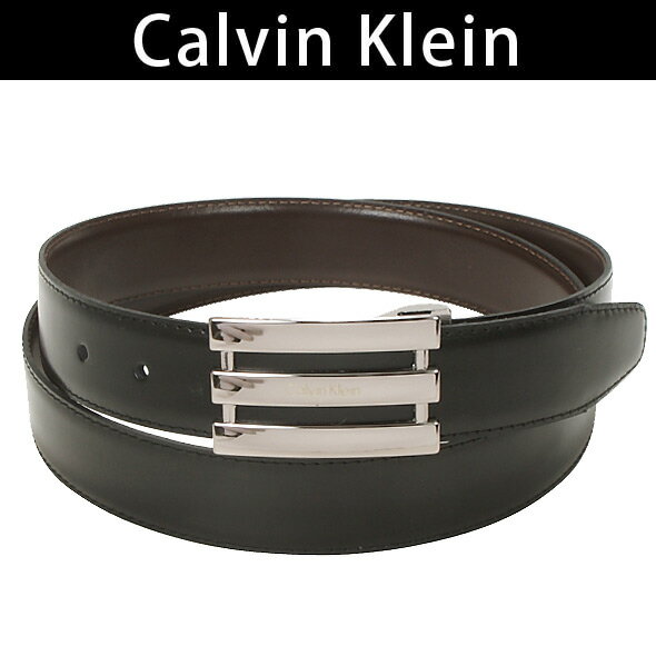 【送料250円 8/17 23:59まで】【期間限定レビューを書いてポイント5倍】カルバンクライン Calvin Klein CK レザーベルト リバーシブル D46-DOUBLE【半額以下】【5P_0802】【5P_0816】