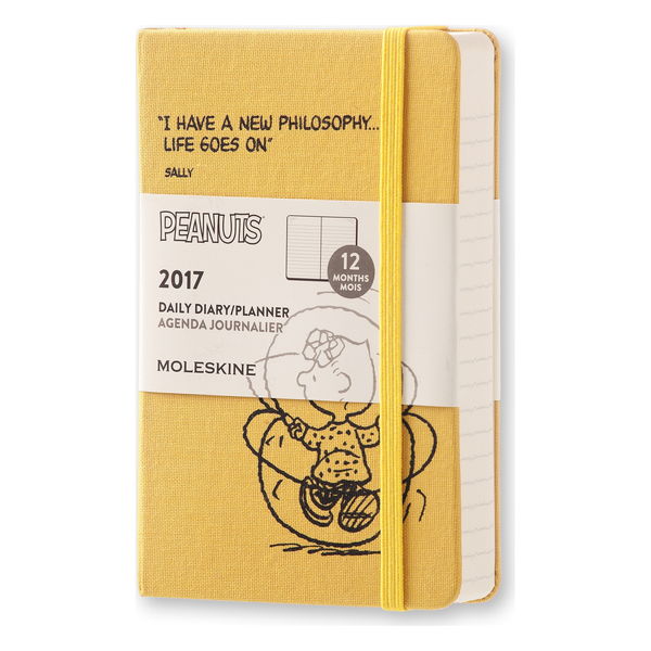 【MOLESKINE　モレスキン】 2017年1月始まりダイアリー 限定　PEANUTS …...:stationery-goods:10017532