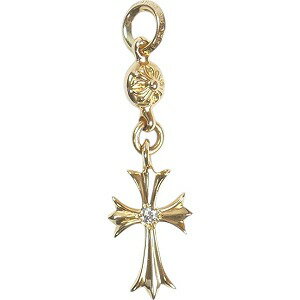 CHROME HEARTS クロム・ハーツ 1 BALL TINY CH CROSS CHARM GOLD/DAIMOND ペンダントトップ 金 Size 【フリー】 【新古品・未使用品】 20820688