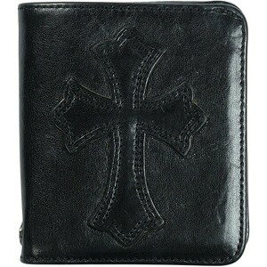 CHROME HEARTS クロム・ハーツ DR DIGIACOMO WALLET クロスパッチ付きウォレット 黒 Size 【フリー】 【中古品-良い】 20828789