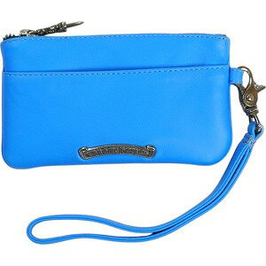 CHROME HEARTS クロム・ハーツ ZPR CHG WRISTLET SML BLUE レザーポーチ 青 Size 【フリー】 【新古品・未使用品】 20817679