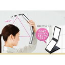 4面どこでもミラー | 家具 インテリア 鏡 ドレッサー スタンドミラー 化粧 コンパクト 4面