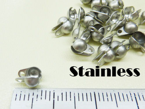 ステンレス ボールチップ約6.5mm　5個...:stfac:10001375