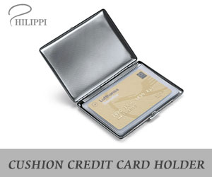 【PHILIPPI／フィリッピ】 CUSHION クレジットカードホルダー/カードケース/クレジットカードケース