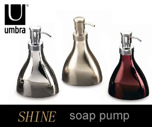 【UMBRA／アンブラ】 SHINE soap pump （シャイン　ソープポンプ）/ソープディスペンサー/サニタリー/キッチンアイテム