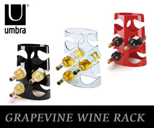 【UMBRA／アンブラ】GRAPEVINE WINE RACK （グレープバインワインラッ…...:stir-style:10001065