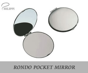 【PHILIPPI／フィリッピ】RONDO ポケットミラー/コンパクトミラー/手鏡
