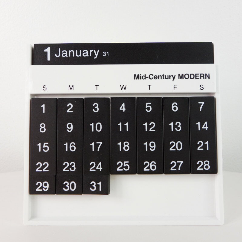 【Mid-Century MODERN】 特注 Always Calendar White…...:stitch-jp:10001838