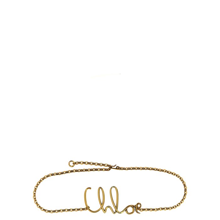【楽天スーパーセール 最大80%OFF+P2倍~】Chloe クロエ レディース ベルト・サスペンダー CHC24AC068CB79DC 'Chloe Iconic' belt Gold onesize IT0 【送料無料・関税込】