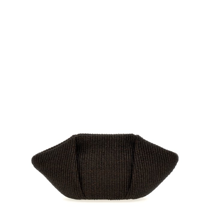 Brunello Cucinelli ブルネロ・クチネリ レディース クラッチバッグ・ポーチ MB39D2697C300 Woven clutch bag Brown onesize 【送料無料・関税込】